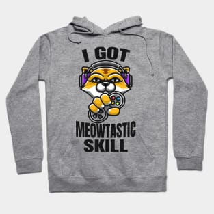 Gamer Cat Skills Hoodie